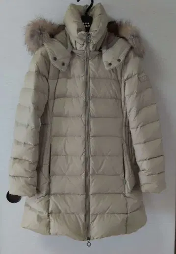 TATRAS 베이지 다운 자켓 후드 부착