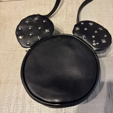 디즈니 미키 스터드 부착 숄더백