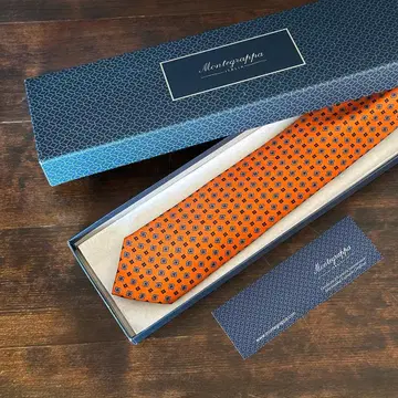 MONTEGRAPPA 이탈리아제 넥타이 [ 미사용 ]