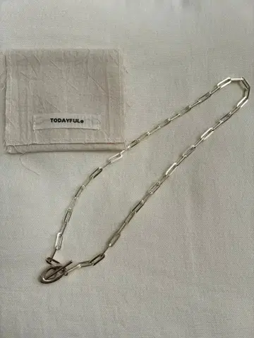 TODAYFUL Middle Chain Necklace Silver925
