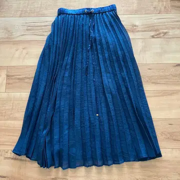 CLOSET 네이비 플리츠 스커트