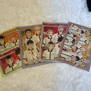 하이큐!! 클리어 파일 코코스 콜라보 4장 세트