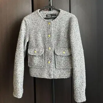 ZARA 부클레 숏 자켓