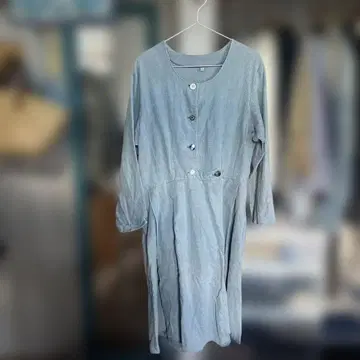 구제 의류점 구매 데드스탁 시트 리메이크 긴팔 원피스