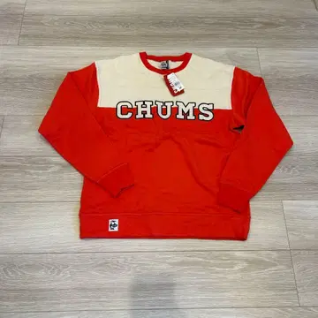 CHUMS 트레이닝복 L 사이즈 레드/크림