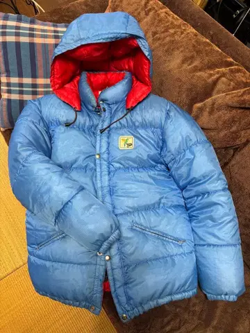 80s humming bird 다운 자켓 좋은 배색!