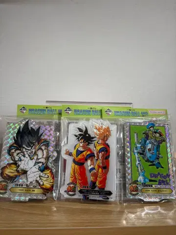 드래곤볼 1번 복권 F상 아크릴 스탠드 3개 세트 시크릿