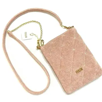 페이러 유니의 택 포함 체인 미니백 (베이지)