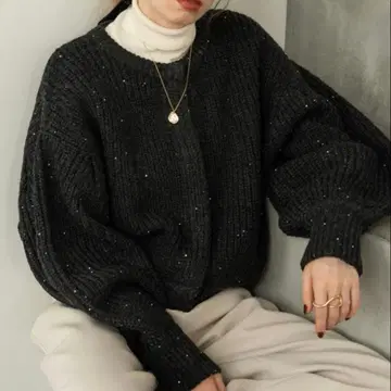 hinari 스팽글 니트