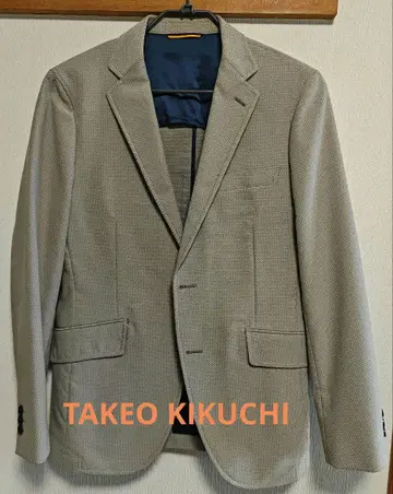 TAKEO KIKUCHI 베이지 테일러드 자켓