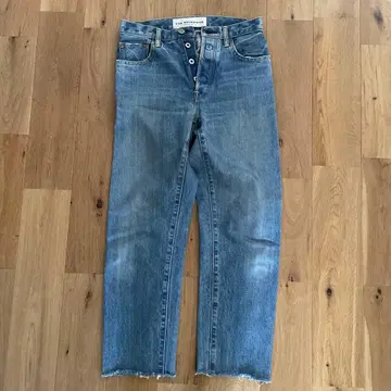 THE SHINZONE 스트레이트 데님 라이트 블루