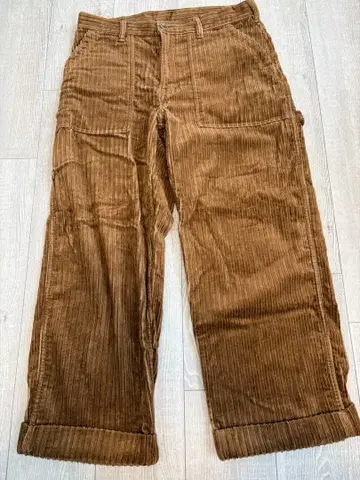 베이타멘 브라운 코듀로이 워크 팬츠 M 사이즈