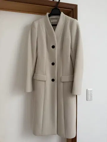 EPOCA 에크루 (아이보리) 롱 코트