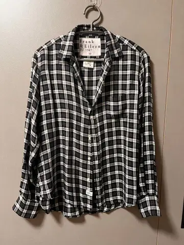 새상품급 Frank&Eileen 스키퍼 체크 셔츠 Eileen xs
