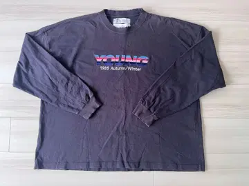 DAIRIKU 빈티지 가공 롱 T