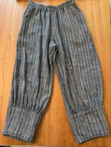 우사토의 의류 스트라이프 캐주얼 팬츠