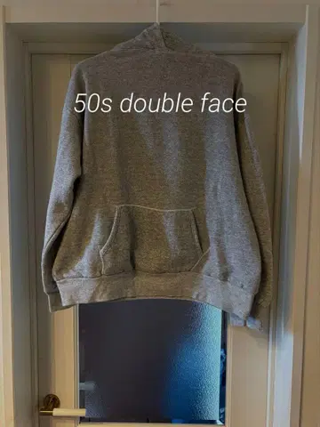 50s 더블 페이스 & 2톤 빈티지 맨투맨 후드티 새상품급 빅 사이즈