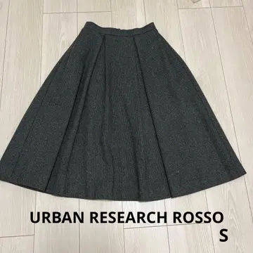 트위드 플레어 스커트 어반 리서치 ROSSO