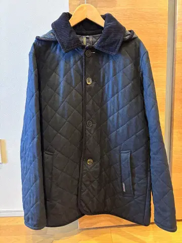 라벤햄 CASH CA x LAVENHAM 퀼팅 자켓 코트 36