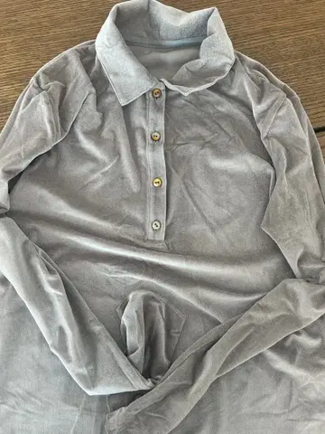 6(ROKU) United Arrows 벨루어 셔츠