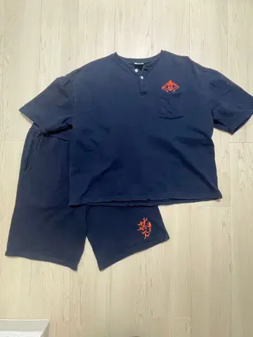 [ 허리끈 없음 ] CR 사우나 장군 셋업