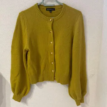 To b. by agnes b 하트 버튼 가디건