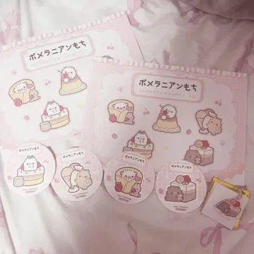 포메라니안모찌 스이파라 아크릴 스탠드 아크릴 키링