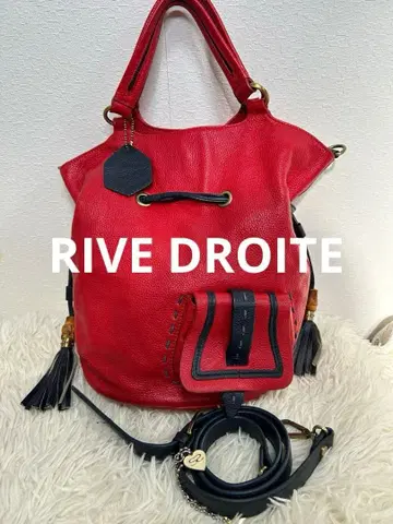 RIVE DROITE 2way 백 빨간색 빅 여행