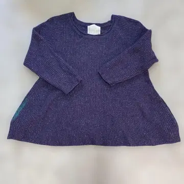 BEARDSLEY 보라색 니트 긴팔 상의