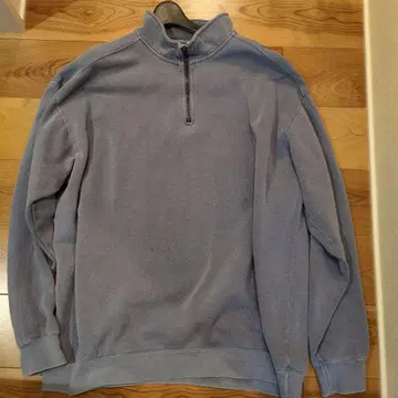 COMFORT COLORS 하프 지퍼 트레이닝복 XXL 라이트 블루