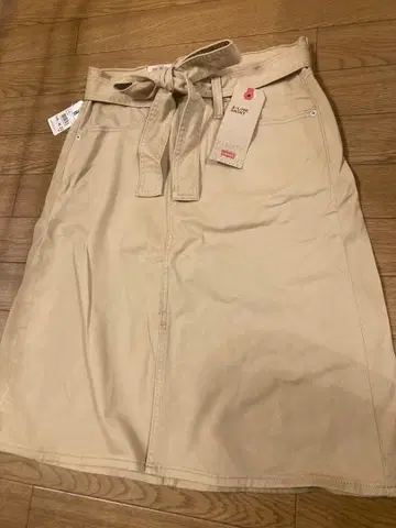 Levi's A라인 스커트 베이지