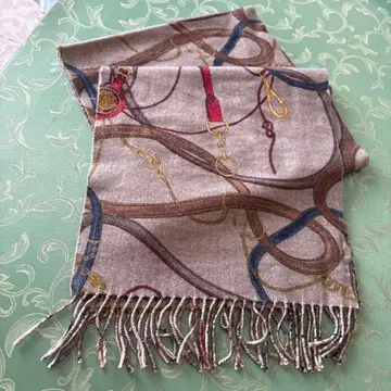 pinto 스톨 체크 무늬 말 장식 모티브