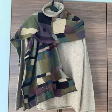 바바굴리 블록 패턴 머플러 요건 레일