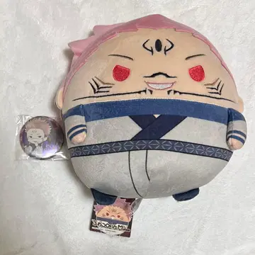 주술회전 양면 스쿠나 캔뱃지 봉제 인형