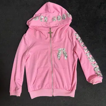 천사의 날개 스팽글 후드티