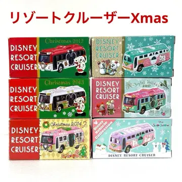 디즈니 토미카 리조트 크루저 크리스마스 6대 (미사용품)
