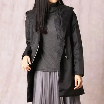 새상품 COMME CA 코무사 중식 아우터 블랙