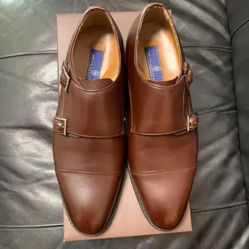 더블 몽크 스트랩 브라운 26cm