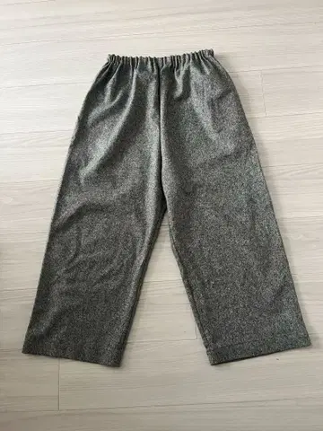 pot and tea 울 와이드 팬츠