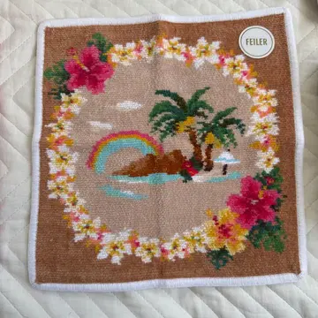 FEILER 알로하 타임 비치와 무지개 손수건