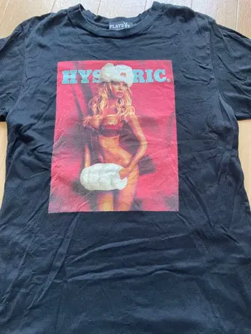 HYSTERIC PLAYBOY 블랙 T셔츠 M
