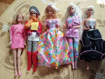 빈티지 빈티지 바비 인형 묶음 판매 세트