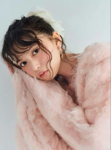 GRL 사이토 아스카 샤기 니트 숏 기장 가디건[an1696]