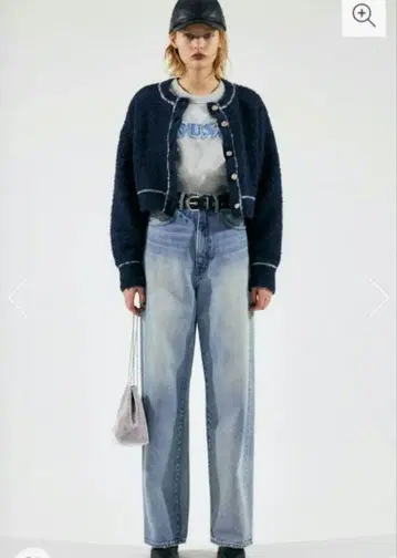 moussy HW DAMAGE LOOSE STRAIGHT 작은 키를 위한