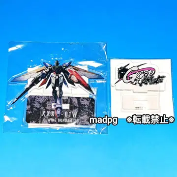 GGGP x RAGE 로고 윙 건담 아크릴 스탠드 2개 세트