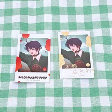 카리스마 건보카페 트레이딩 폴라로이드풍 카드 모토하시 이오리 2점