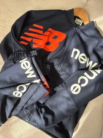 new balance 네이비 저리 세트