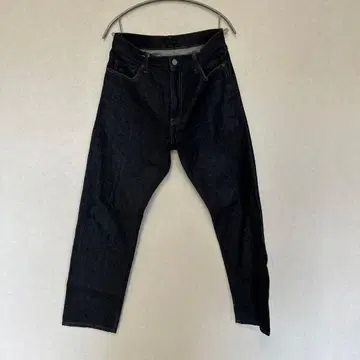 셀비지 레귤러 핏 청바지 32인치 유니클로 UNIQLO