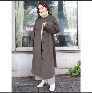 MURUA 카키 롱 코트