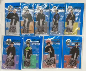 SnowMan 일본 의류 아크릴 스탠드 9체 세트